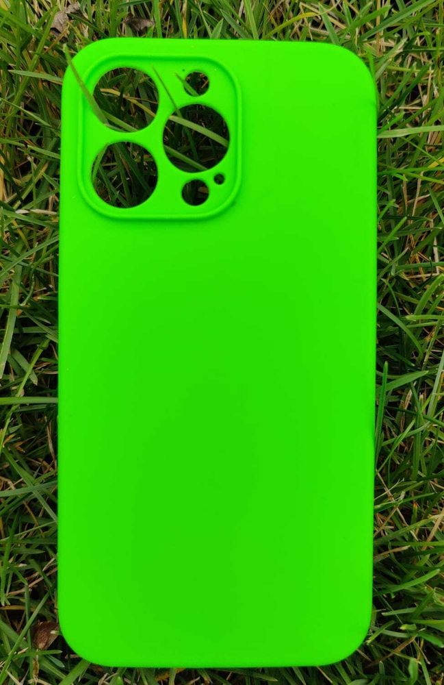 Чехол Silicone Cese на iPhone 11 (Shiny Green) без логотипа