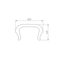 Экран LINE-D-1111-2000 OPAL (Arlight, Пластик) 061086