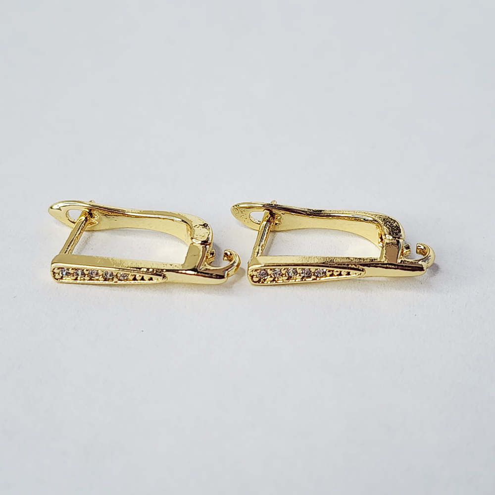 Ювелирные швензы, английский замок, позолота, люкс фурнитура