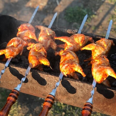 Мясо перепелов в маринаде