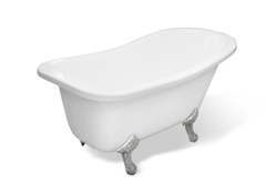 Ванна из литьевого мрамора Эстет Царская 170х73 белая, ФР-00000685