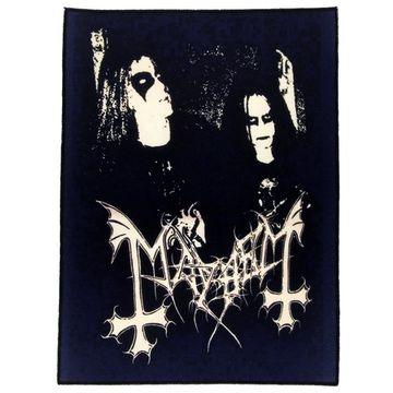 Нашивка спиновая Mayhem Dead And Euronymous (4343)