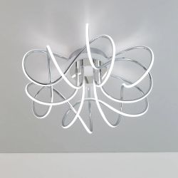 Citilux Джемини Смарт CL229A161E RGB Умная люстра Хром