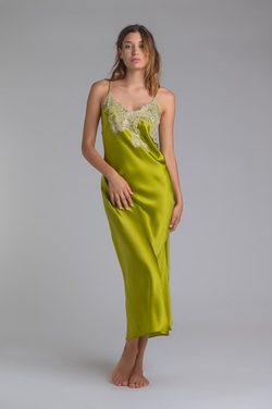 Сорочка Vivis Livia olive зеленая