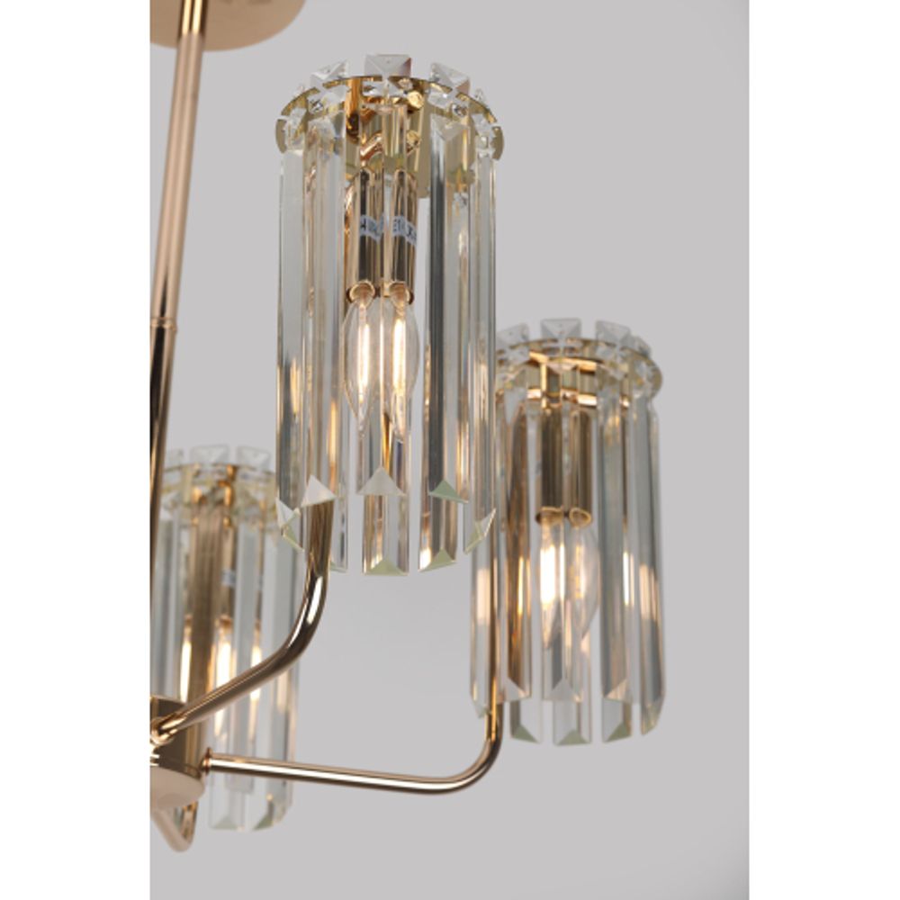 Люстра Rivoli Zoe 1064-305 5хЕ14 40 Вт хрусталь | Rivoli