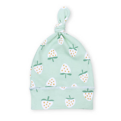 Шапочка с узелком (земляничка)