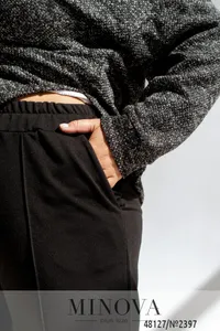 Костюм 2397-черный-белый Minova