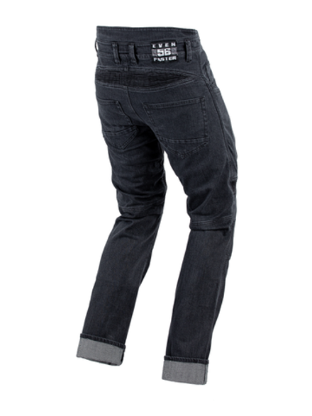 Мотоджинсы Starks SAVAGE , муж., Slim fit, Cordura Denim стрейч, Чёрный, Rinsed wash(36)