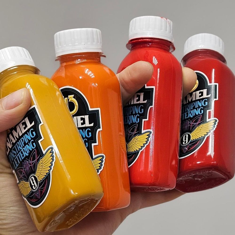 Эмаль для пинстрайпинга С-13, Кадмий Оранжевый, 100 мл