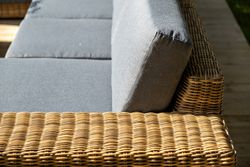 "Капри" трансформирующаяся лаунж-зона из искусственного ротанга, цвет соломенный