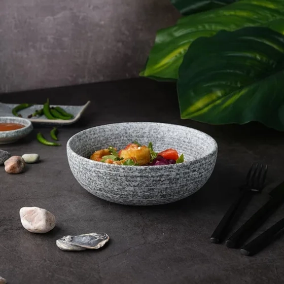 Салатник 800 мл d 17,3 см h6 см Stone Untouched Taiga P.L. Proff Cuisine [1]