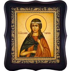 Домна Томская блаженная, Христа ради юродивая. Икона на холсте.