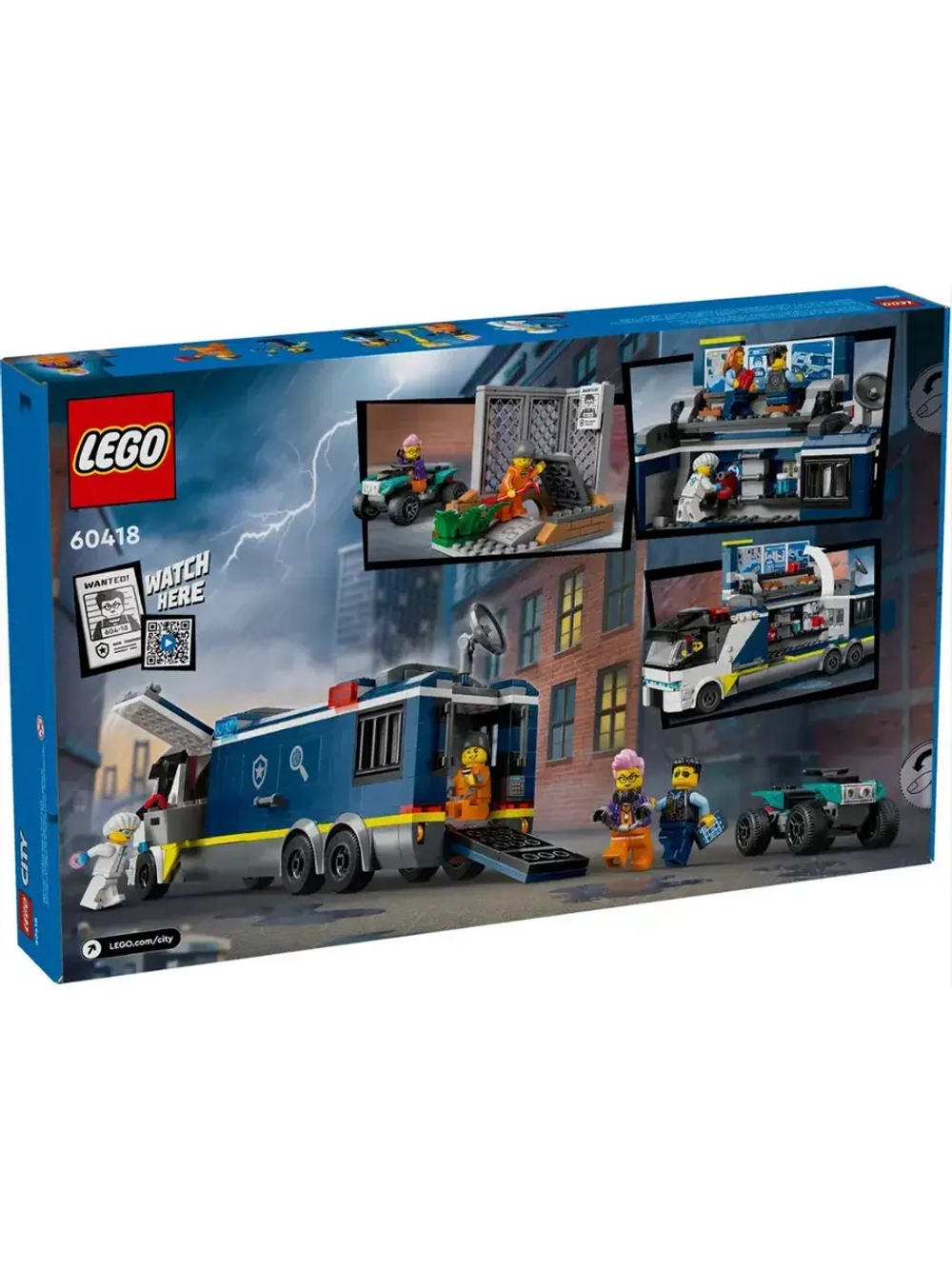 Лего Сити Полицейский грузовик Lego City 60418