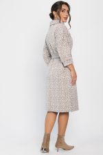 Платье трикотажное Никс (бежевый лео) П14279-4М LT Collection