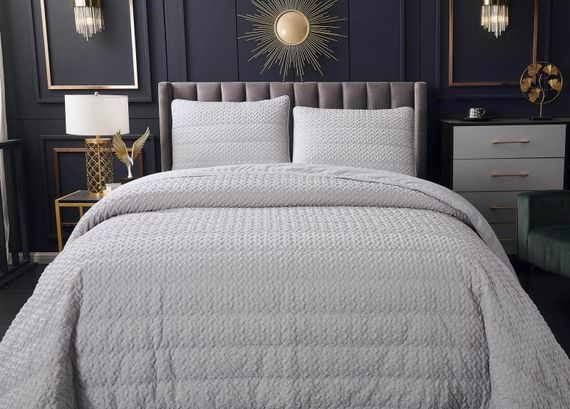 Ирма (серое) Покрывало 160х220