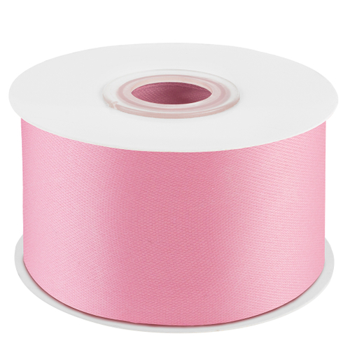 Лента атлас Розовый 3,8 см ДБ