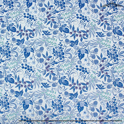 Гобелен "Традиции голубой" | ш.160 см | 350 г/м² | полиэстер 51%/хлопок 49%