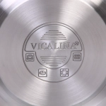 Чайник из нержавеющей стали 2,5л «Vicalina» Мирель белый VL-9236
