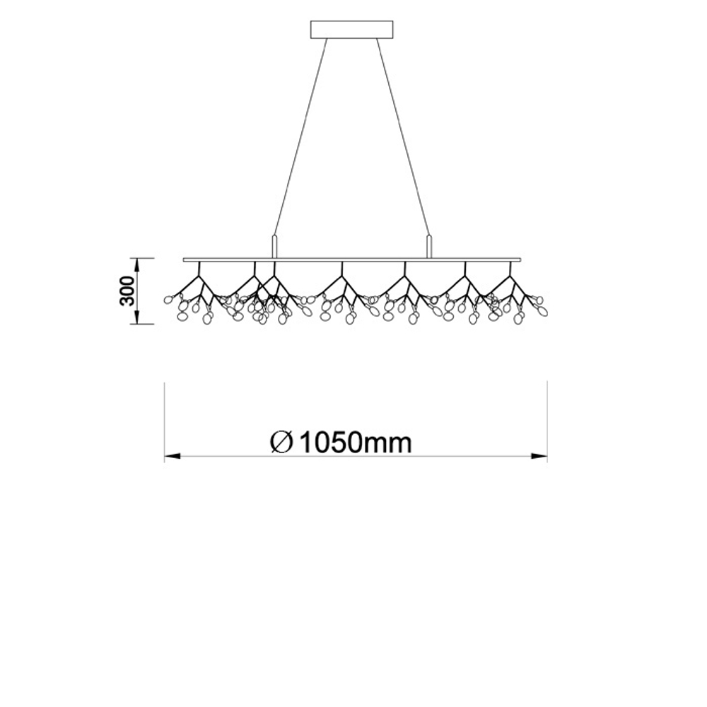 люстра Heracleum the Big O D105