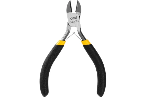 Диагональные бокорезы DELI (кусачки) 110мм DL20025 сталь 45С, обливная рукоятка 98449