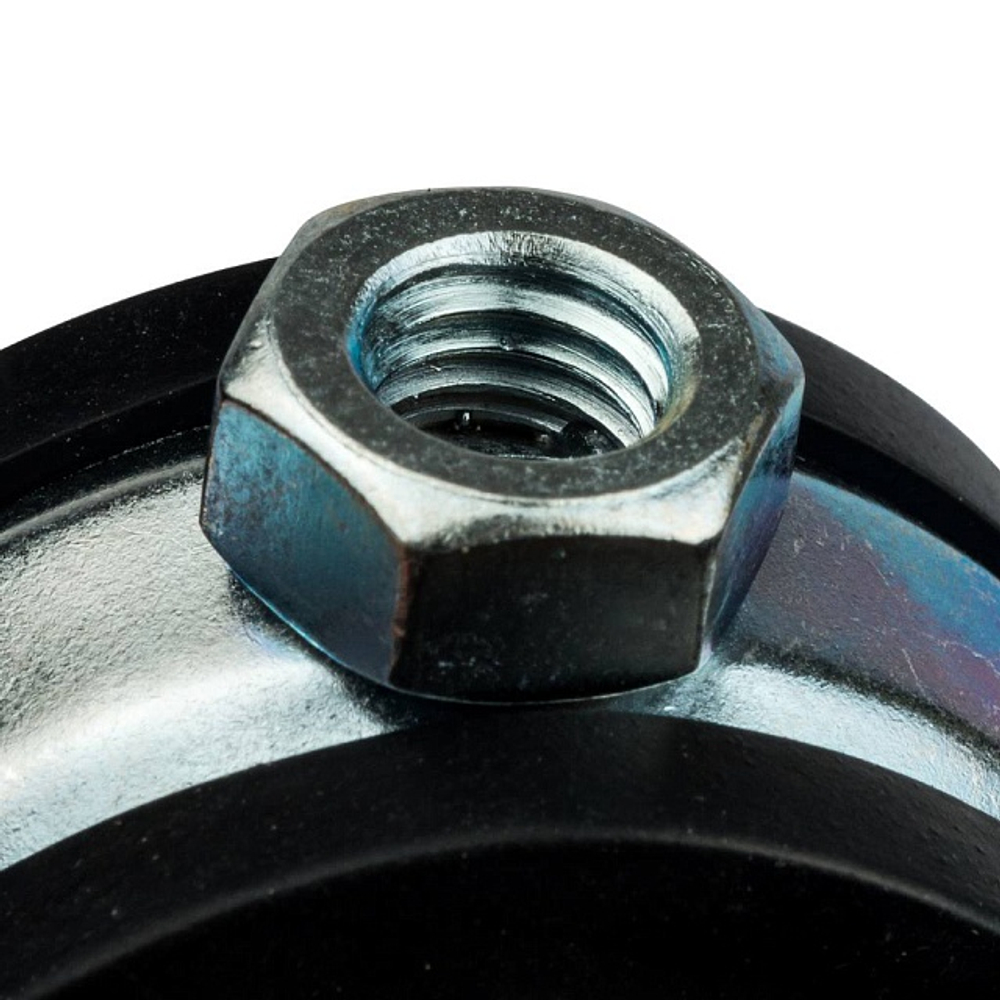 Хомут для труб двухвинтовой STOUT - 1" (32-37 мм, с гайкой)