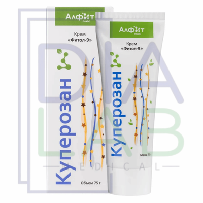 Крем от купероза для лица покраснений на лице и розацеа Фитол-9 Куперозан мазь 75 гр