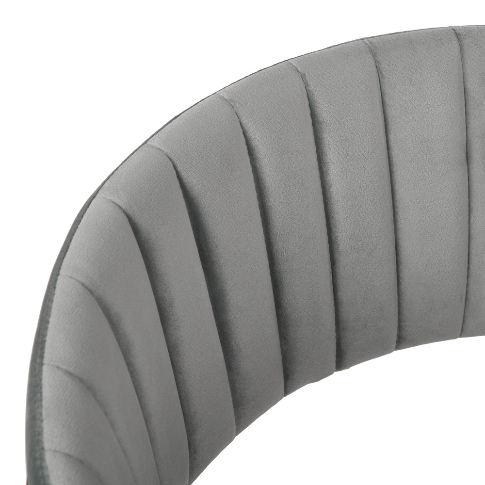 Комплект из 2-х стульев Turin серый, золотые ножки