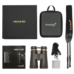 Бинокль Levenhuk Vegas ED 12x50 - Комплект поставки