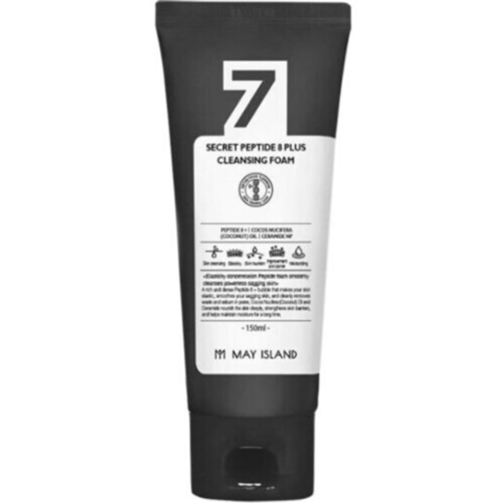 May Island Пенка с 8 пептидами - Secret peptide 8 plus cleansing foam, 150мл