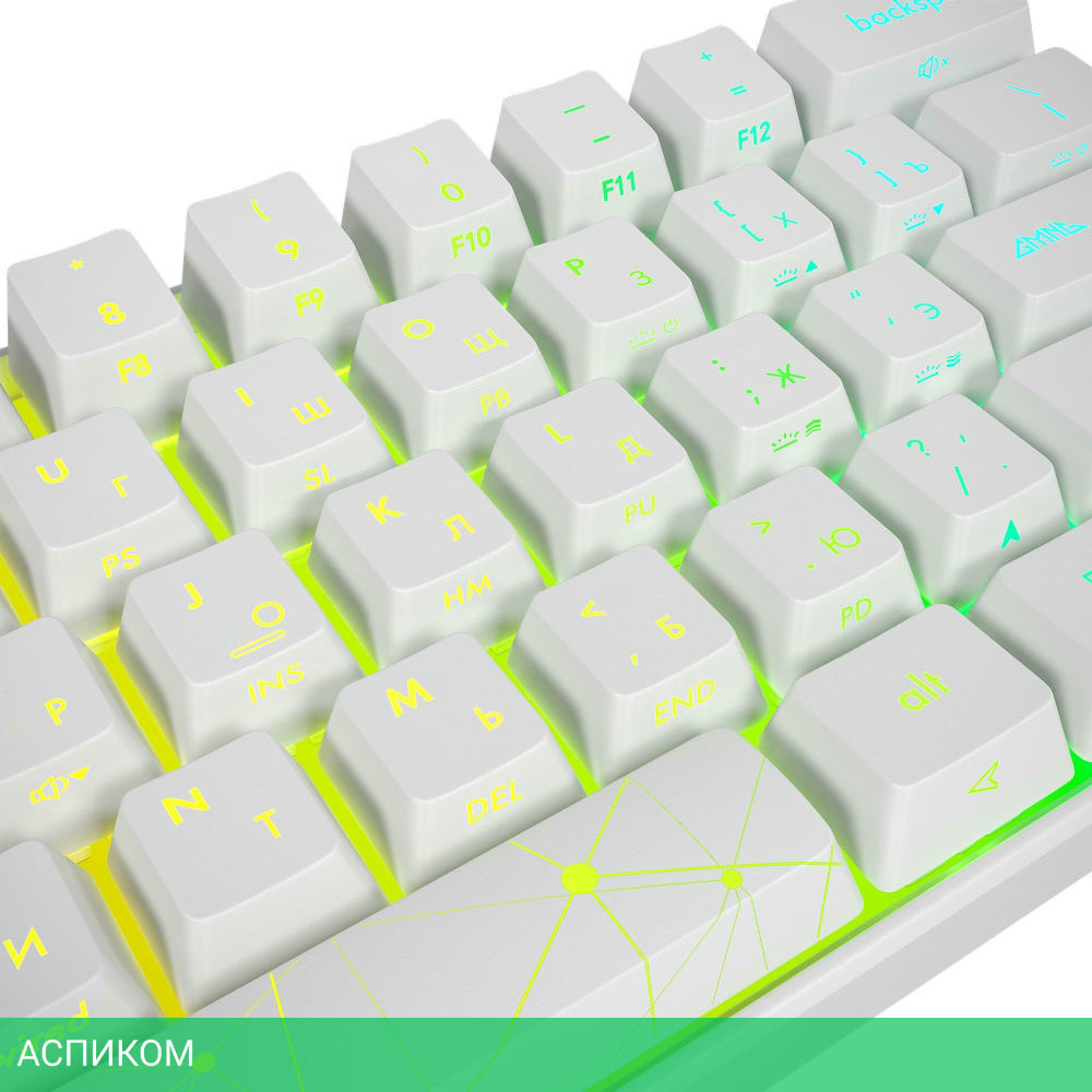 Клавиатура GMNG GG-KB505XW белый (1910522)