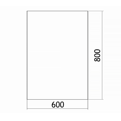 Зеркало LORANTO Прямоугольник 600х800, горизонтальное/вертикальное крепление (ФР-00000702)