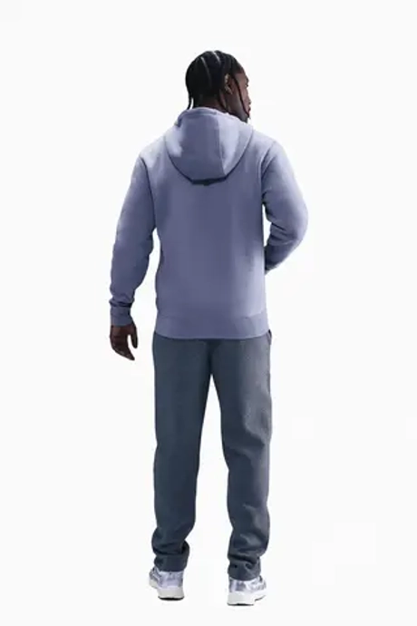 Кофта Nike Club Full-Zip - фиолетовый