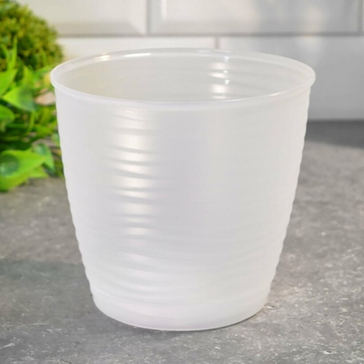 Горшок для орхидей Saffron 1,5л D146мм с поддоном (бесцветный)