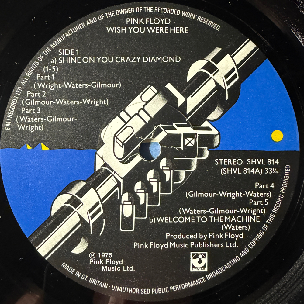 Pink Floyd - Wish You Were Here (Англия 1975г.)