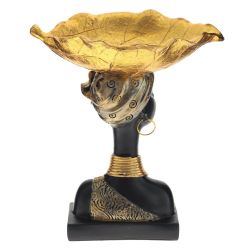 GAEM Фигурка декоративная "Африканка", L20 W13 H23 см