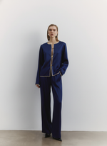 Костюм "Shine" из сатина, цвет тёмно-синий, р-р OS