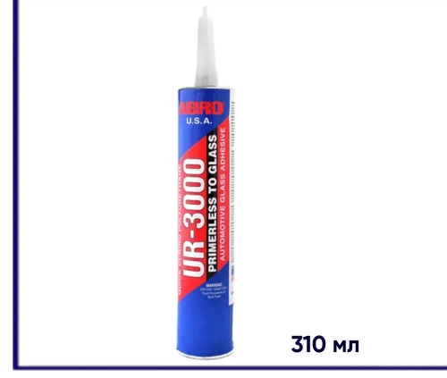Клей для вклейки стекол ABRO полиуретановый (310мл)