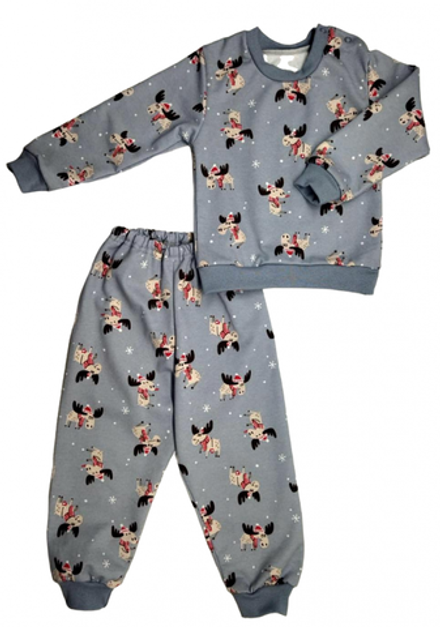 Костюм ясельный 0208/68 серый, олени