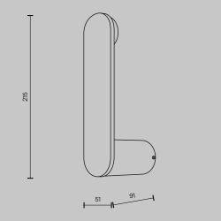 Светильник настенный светодиодный Maytoni Connect MOD356WL-L4W3K