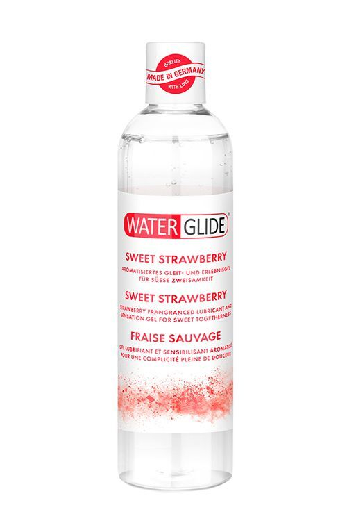 Смазка водная Waterglide Sweet Strawberry, 300 мл – аромат клубники