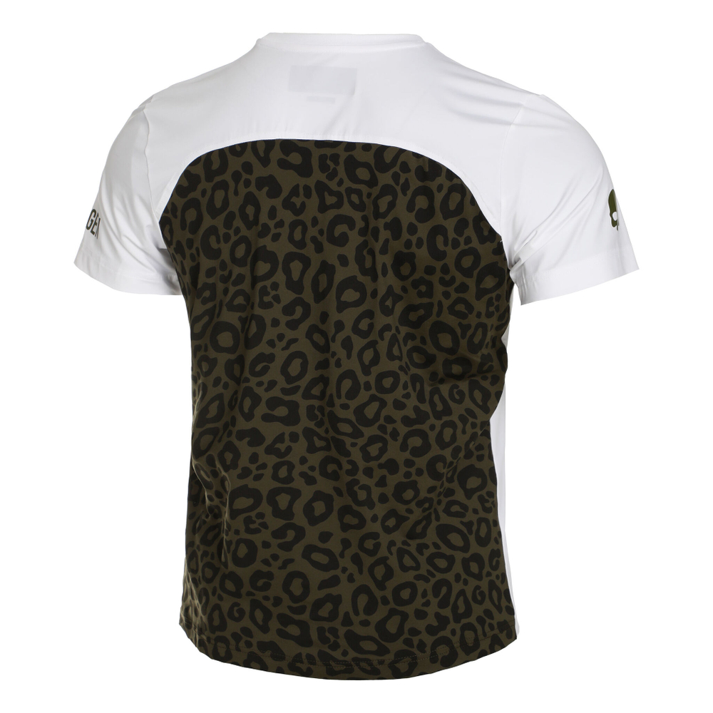 Мужское теннисное поло Hydrogen Tech Panther T-Shirt Men - White, Multicoloured