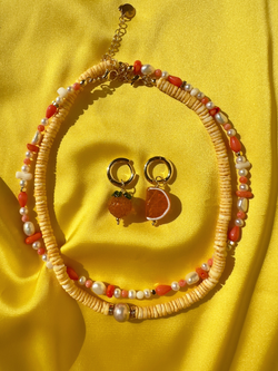 Серьги Мандаринки