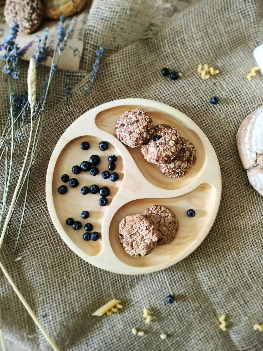 Менажница деревянная сервировочная из кедра для подачи MG292