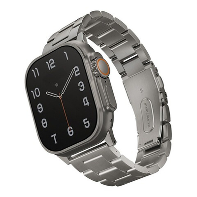 Ремешок Uniq OSTA Steel Strap для Apple Watch 49-46-45-44 мм, серебристый