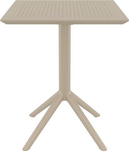 Стол пластиковый складной Siesta Contract Sky Folding Table 60, бежевый