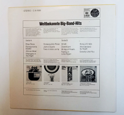Винтажная виниловая пластинка LP Сборник Weltbekannte Big Band Hits (Germany 1975)