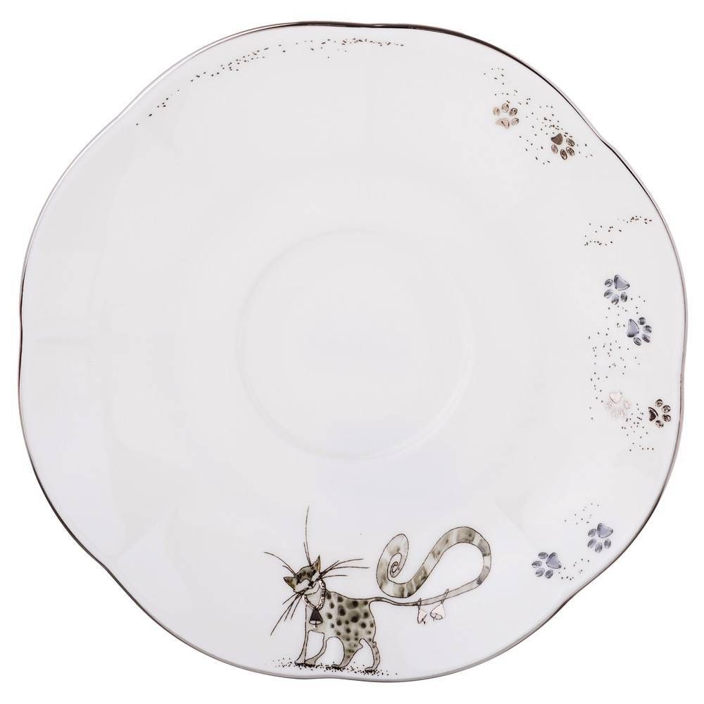 ЧАЙНЫЙ СЕРВИЗ НА 6 ПЕРСОН 15 ПР. "КОТИКИ" 1000/600/300/250 МЛ (КОР=2НАБОР.)