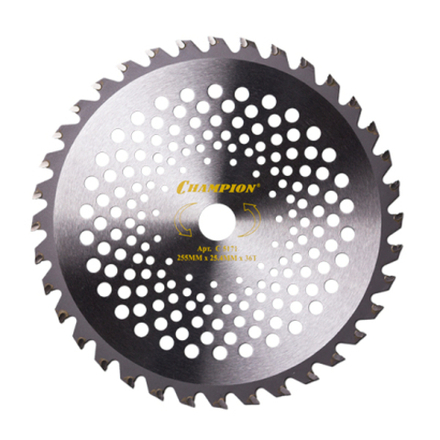 Нож CHAMPION 36 зубчатый d=255*25.4mm  твердосплавные зубцы   C5171