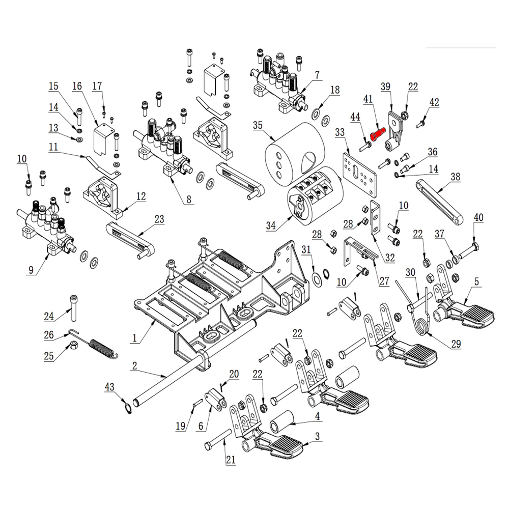 Болт тяги переключателя реверсивного V521, V624.220, V626.220