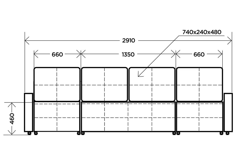 Диван П-образный "Патрик 2" (Antonio java), Комфорт-S, г.Ижевск